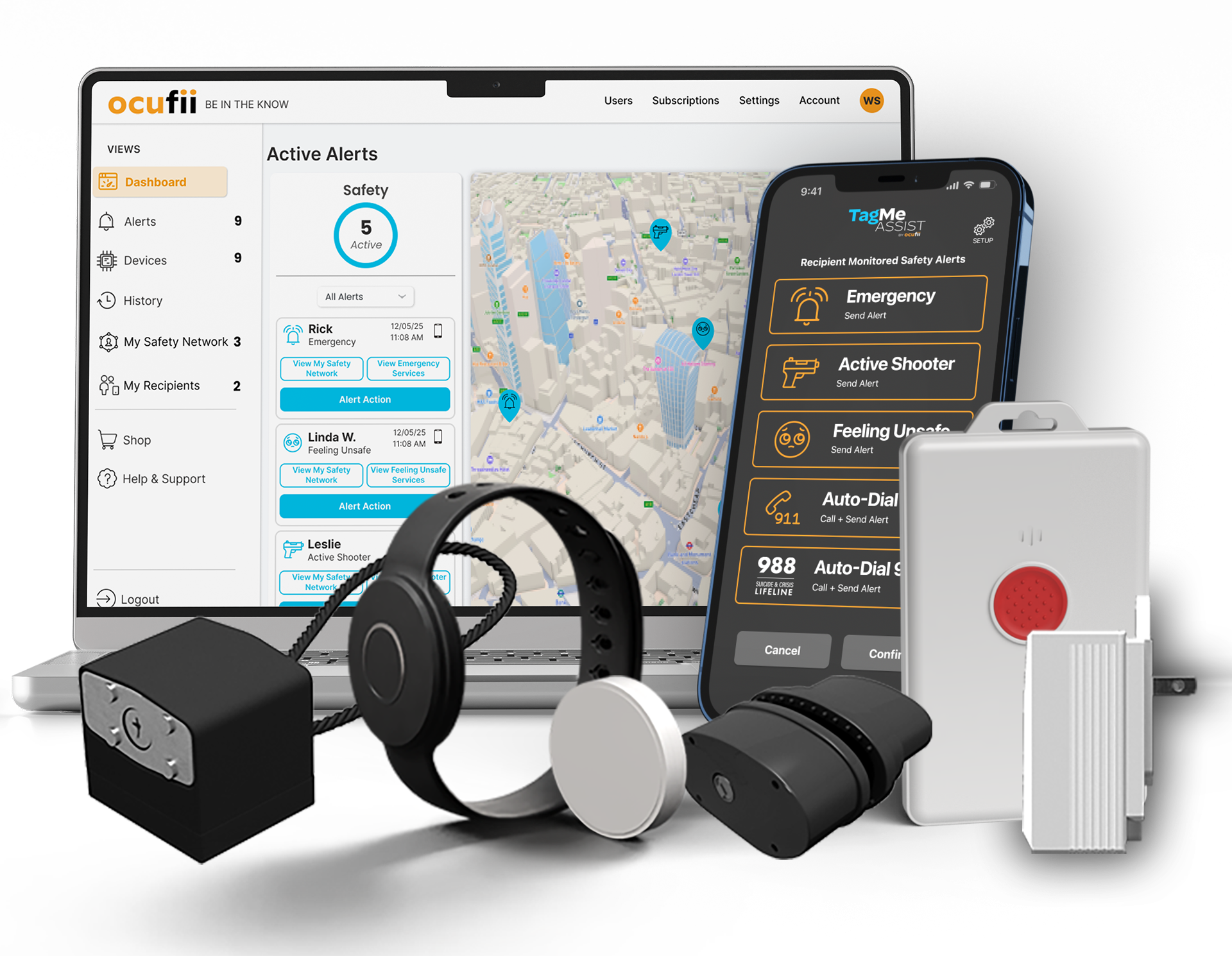 Dashboard and mobile app devices