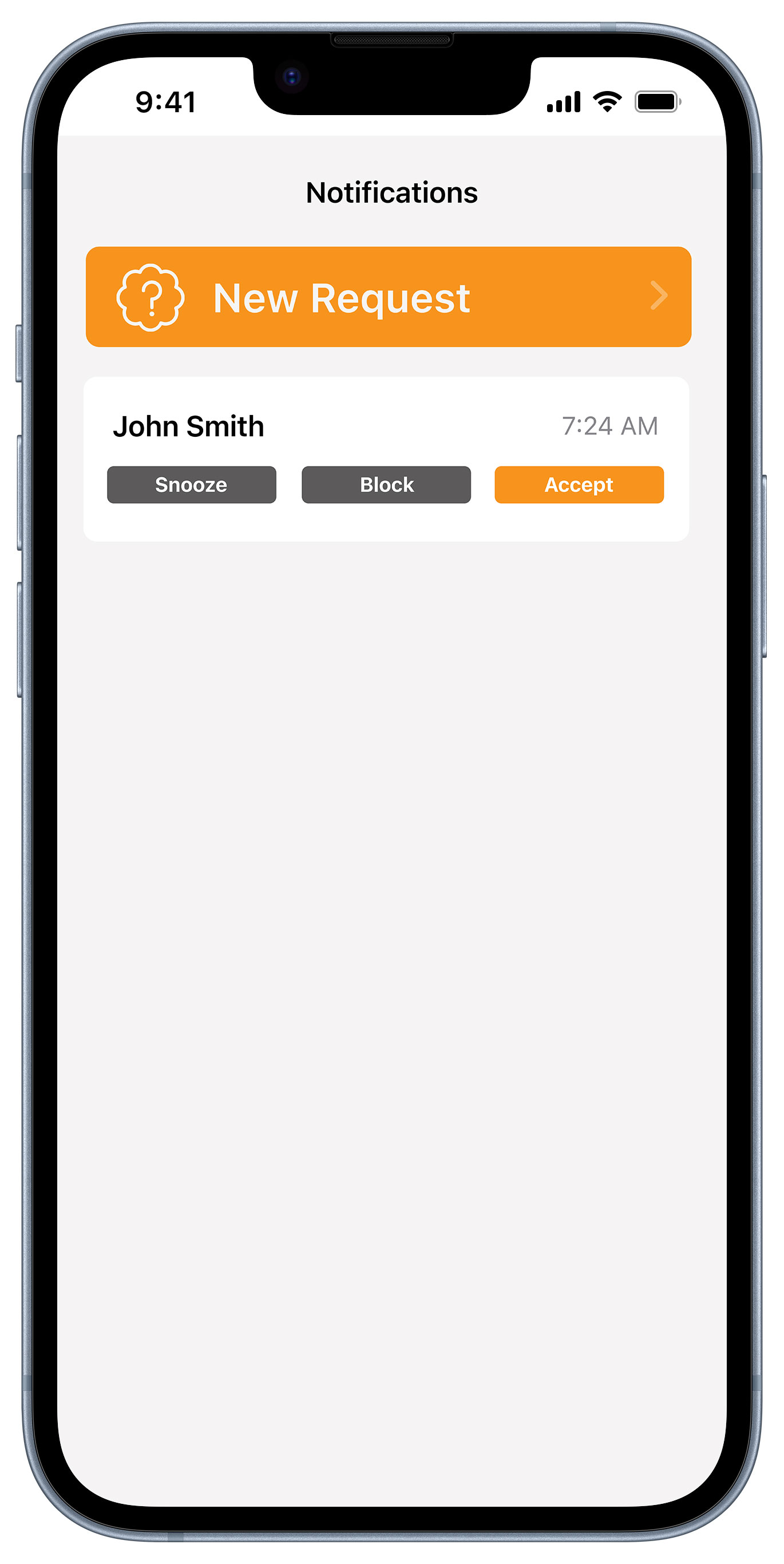 Notification Request Manager