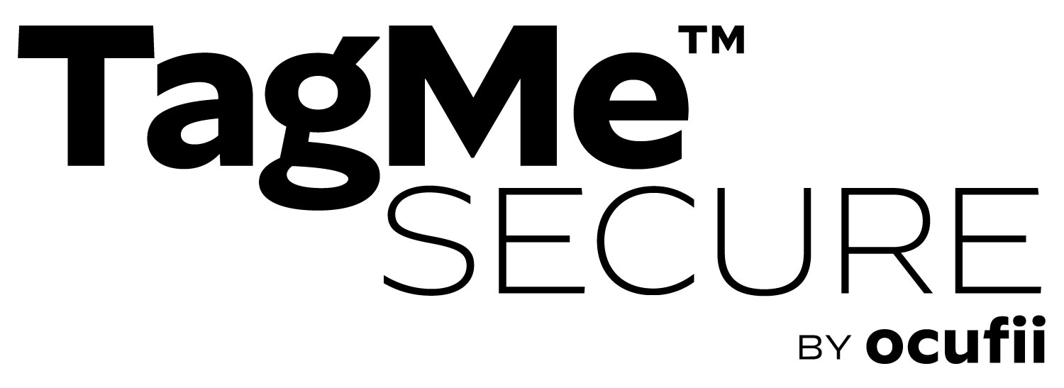 TagMe Secure Logo - Black